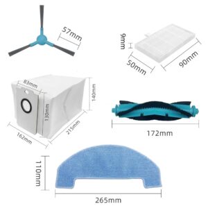 Tartozékkészlet Midea S5+, Cecotec Conga 2299 robotporszívóhoz